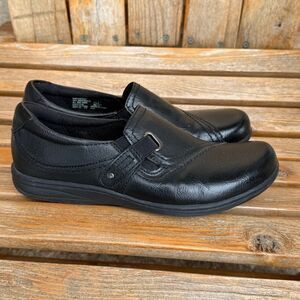 Earth Spirit Black Business Casual Loafers Slip On Comfort Women’s size 8